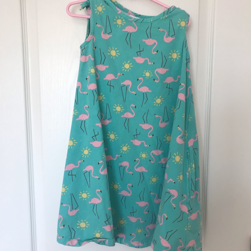 Hanna Andersson flamingo dress
